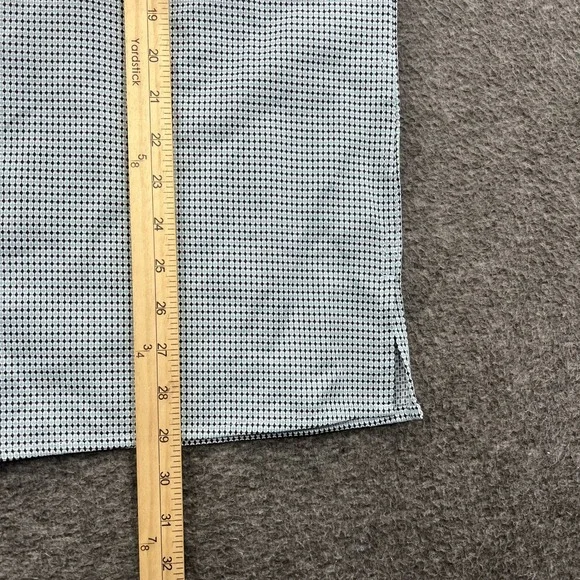 Perry Ellis Button Up Shirt Mens M Geometric Blue LS Oeko-Tex Business NWT $90 - Picture 8 of 10